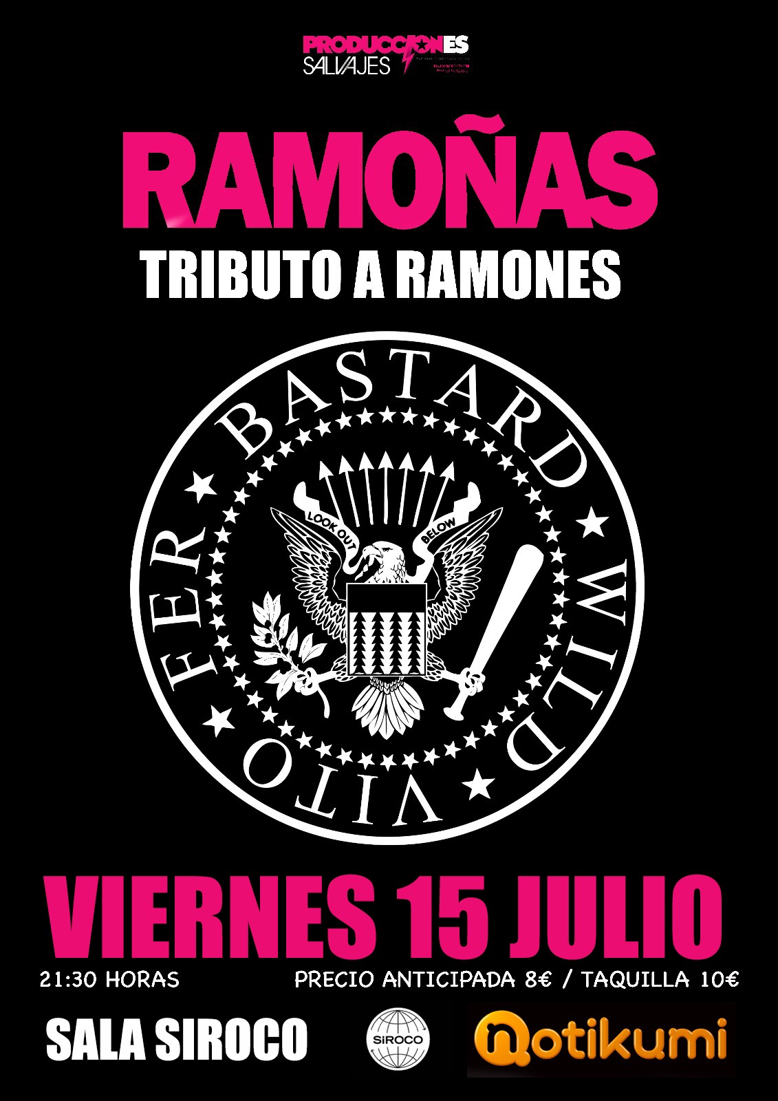 -CANCELADO - Festival Tributos: Ramoñas. Tributo a los Ramones