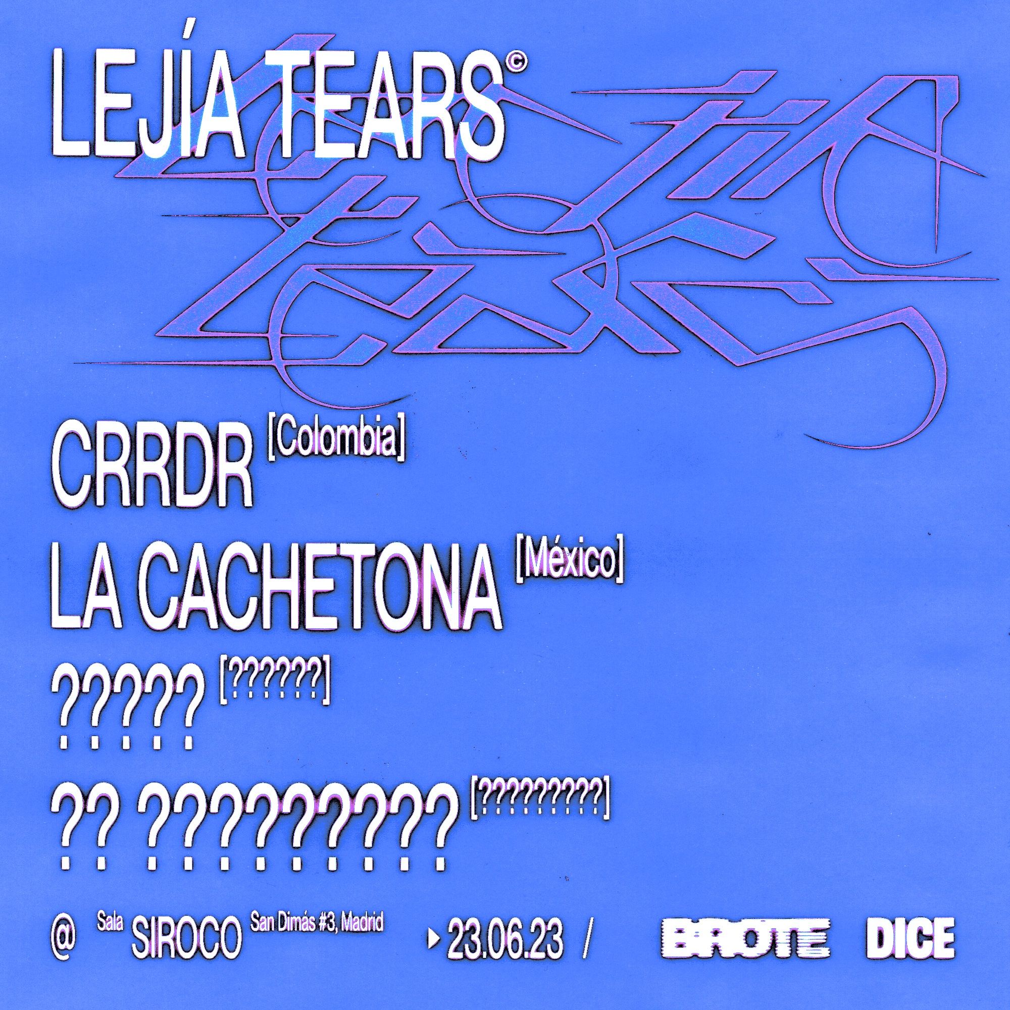 Brote: Crrdr + Dj Sustancia + Lejia & Cachetona