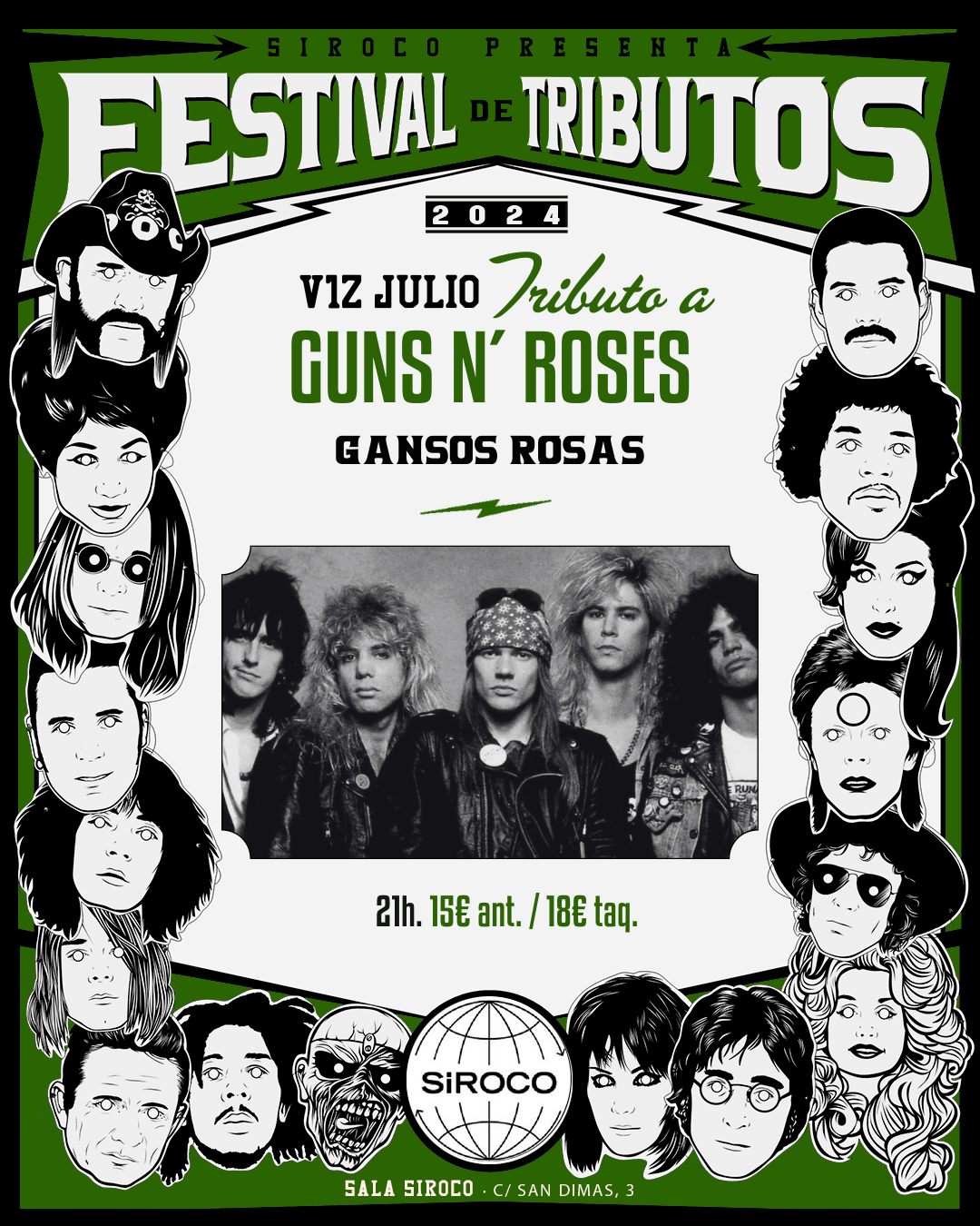 Tributo a Guns N´ Roses: Gansos Rosas