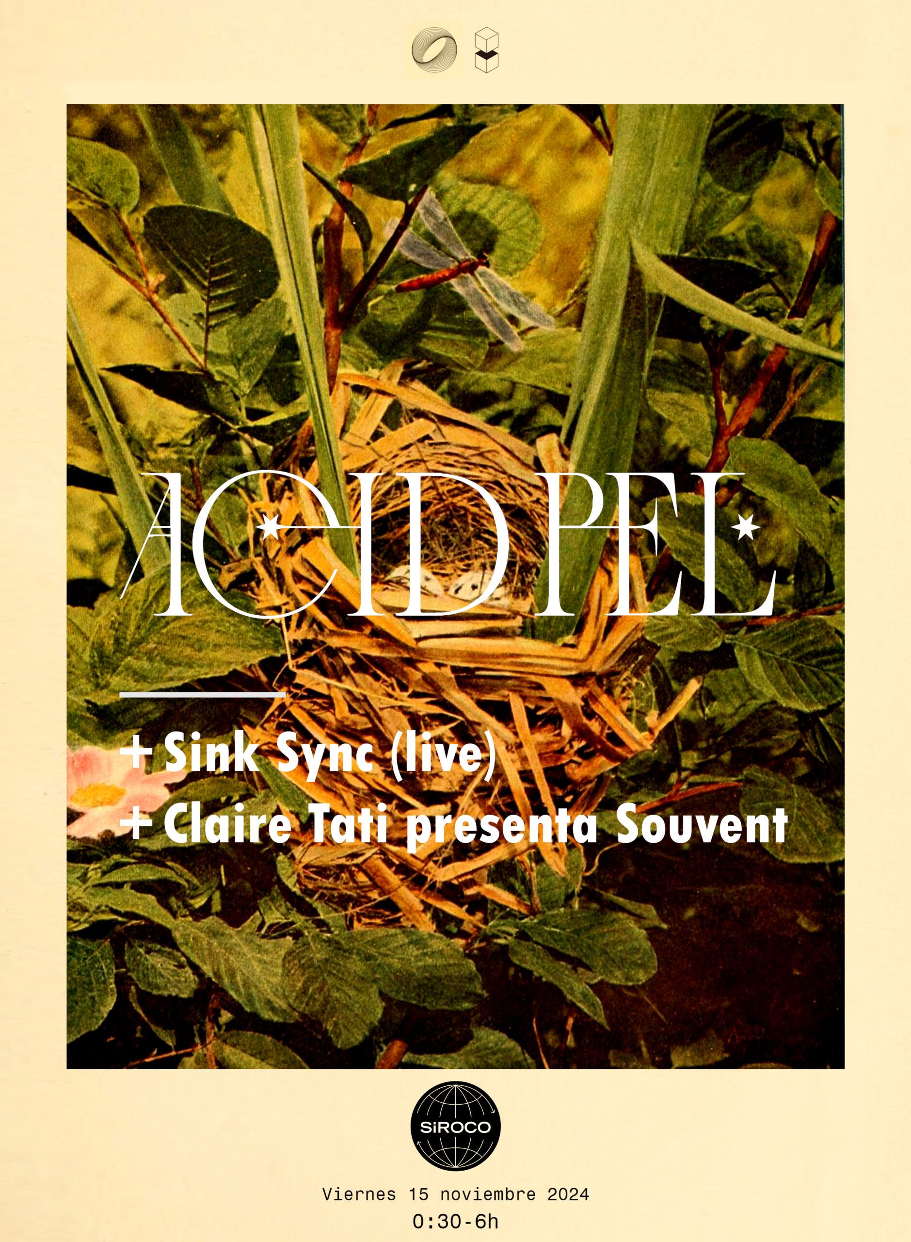 AcidPel + Sink Sync (live) + Claire Tati presenta Souvent