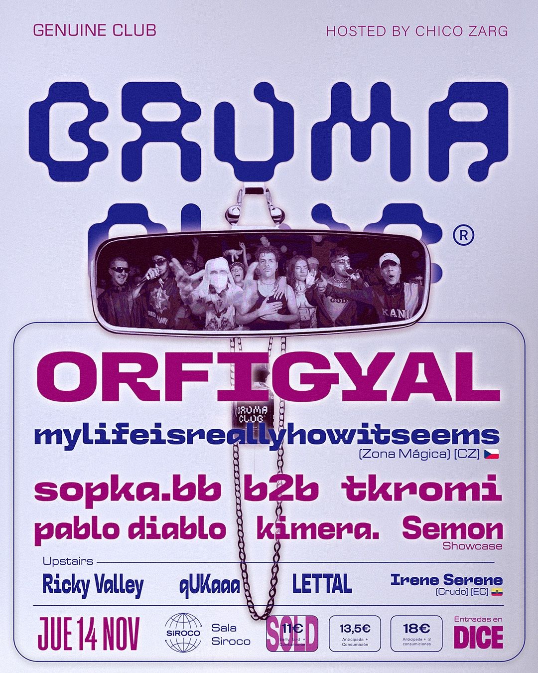 Bruma Club: Orfigyal + mylifeisreallyhowitseems + sopka.bb b2b Tkromi +  Pablo Diablo + Kimera + Semon