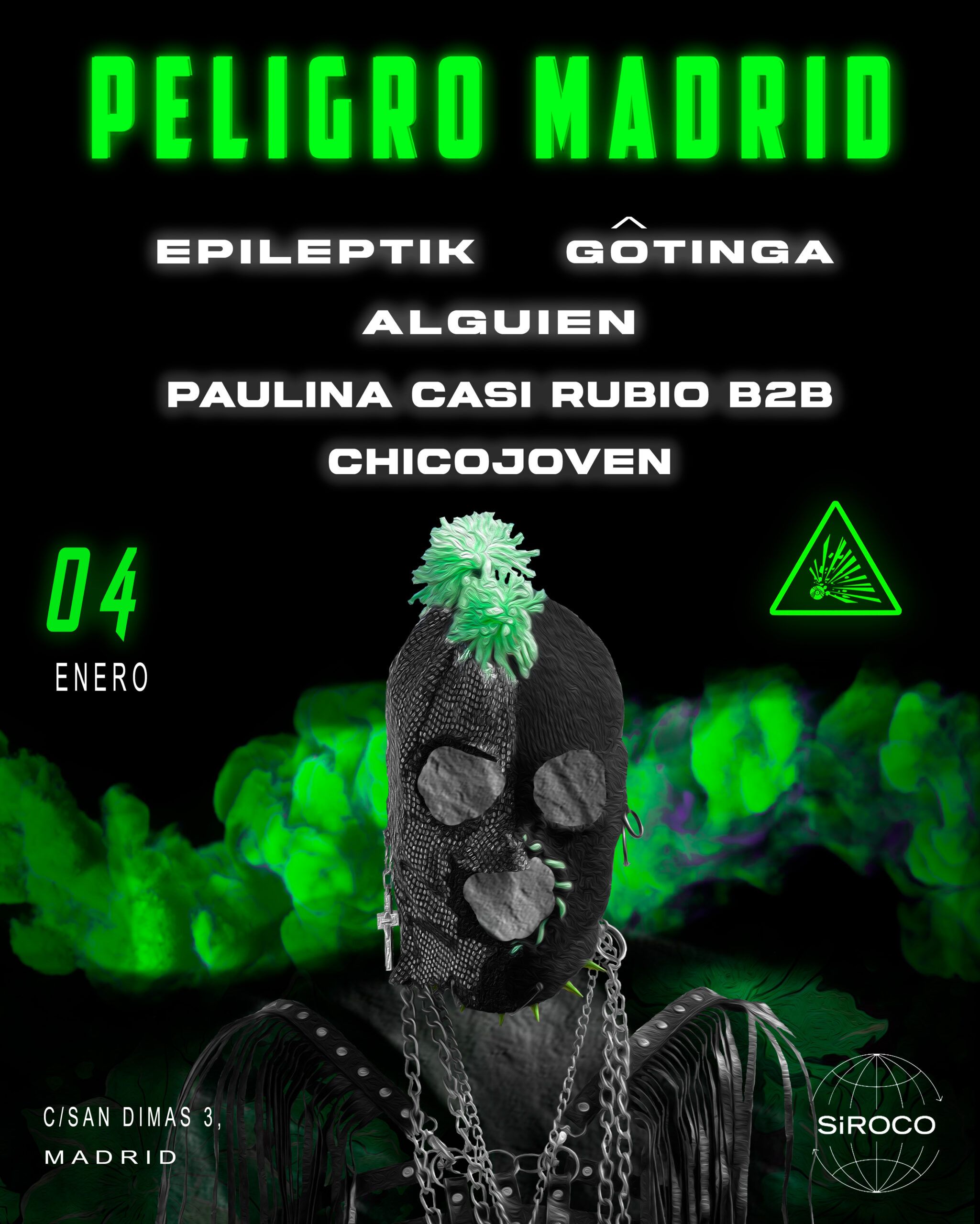 Peligro Madrid: Epileptik + Gotinga + Alguien + Paulina Casi Rubio b2b Chicojoven