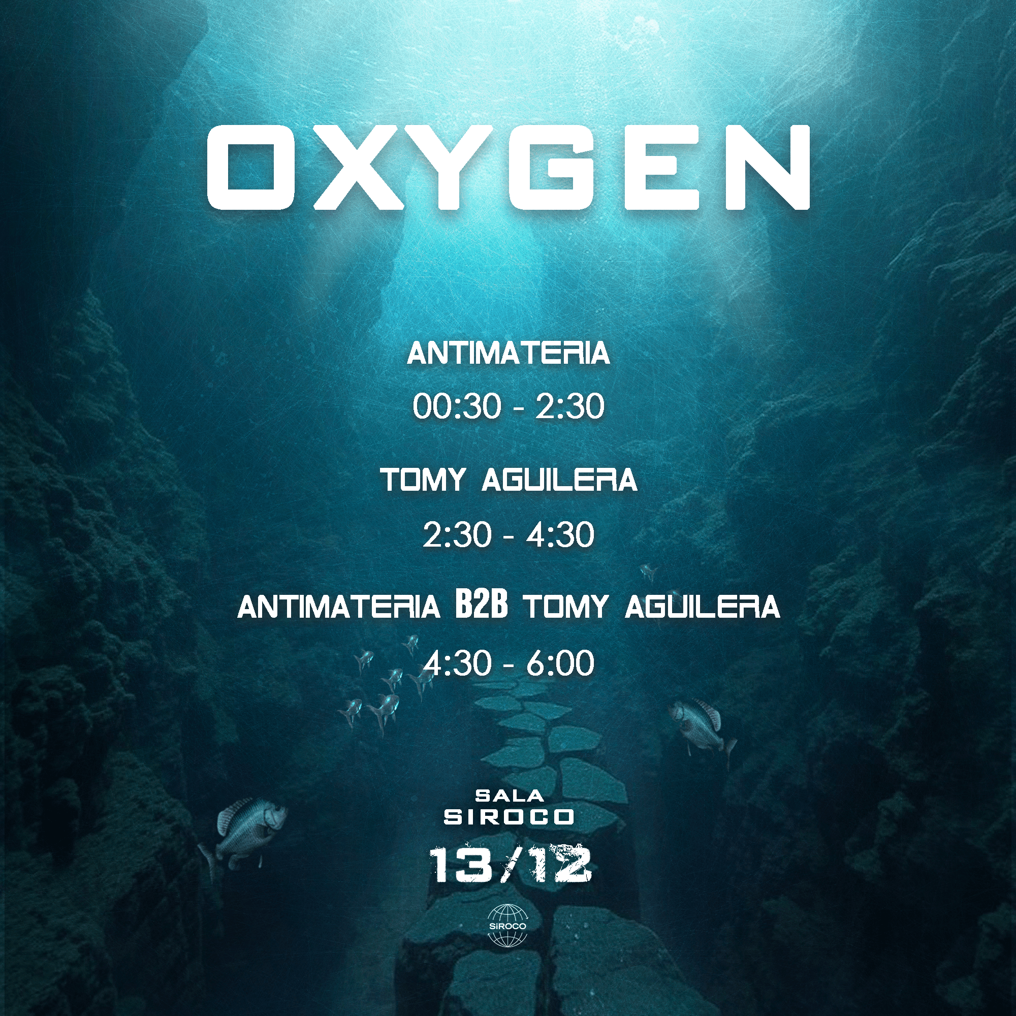 Oxygen: Antimateria Prod + Tomy Aguilera