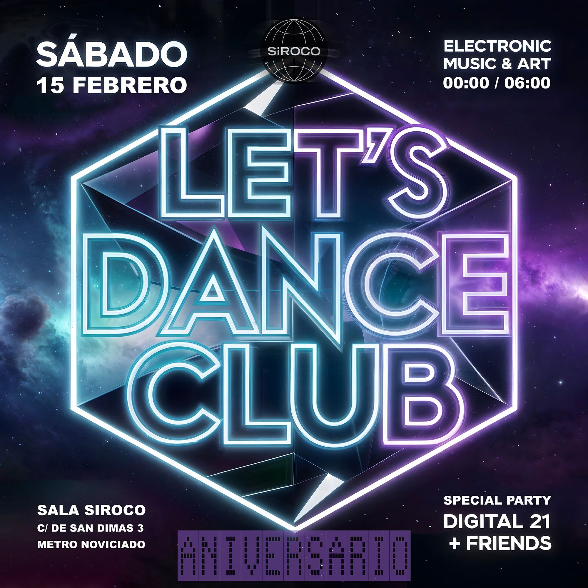 Let´s Dance Aniversario w/ Digital 21 & friends