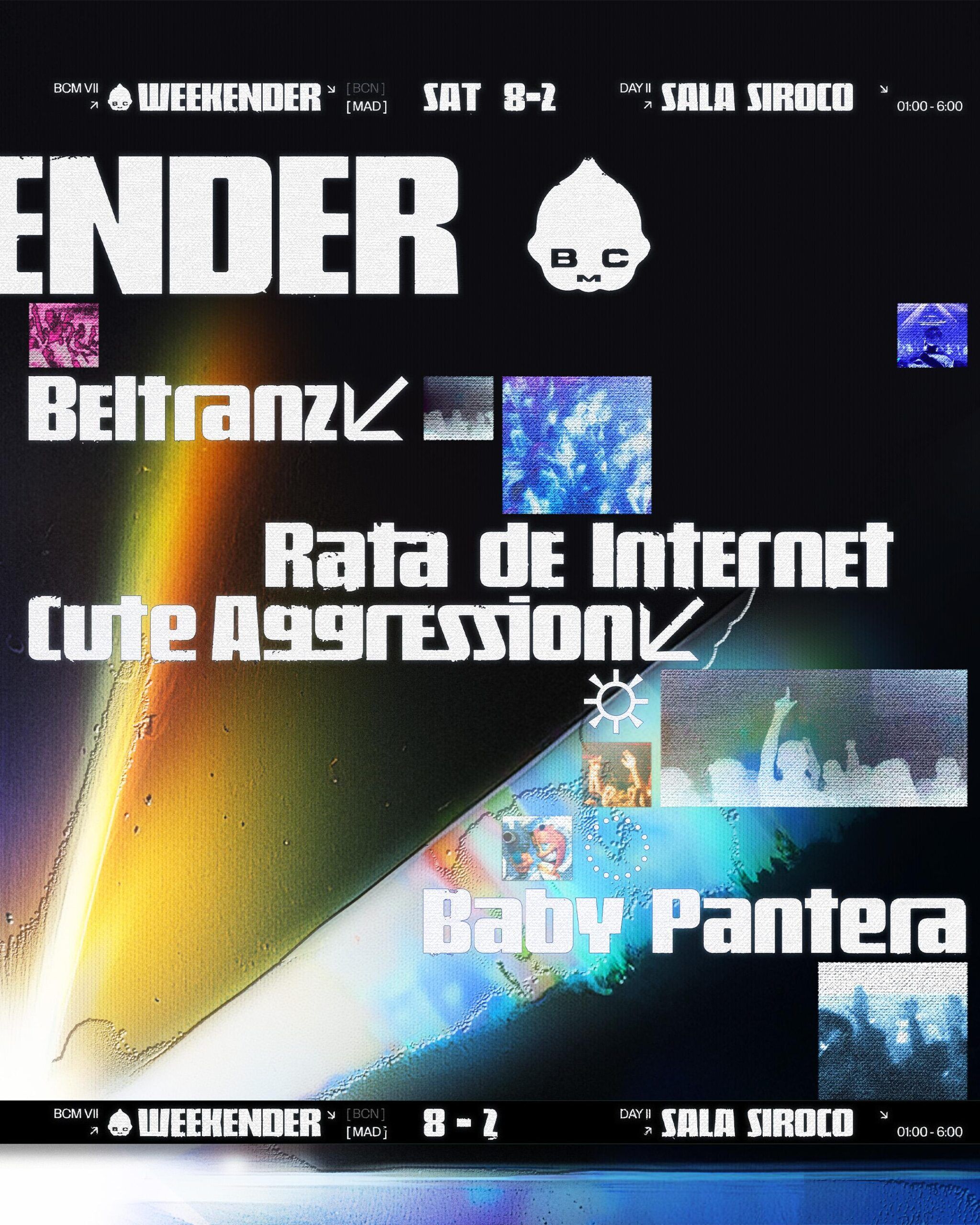 Baby Club: Baby Pantera + Beltranz + Cute Aggressions + Rata de Internet