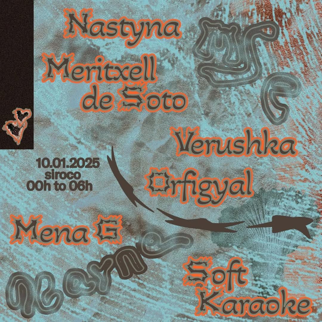 Karne Kulture w/ Me siento extraña. FLINTA Night: Verushka + Meritxell de Soto +  Mena G b3b Nastyna b3b Orfigyal