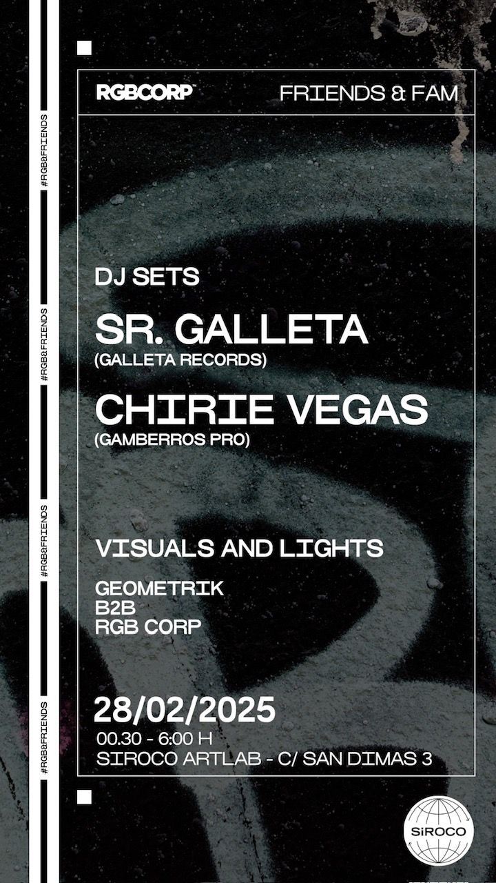 Sr Galleta + Chirie Vegas + Geometrik & RGB Corp (visuals & lights)