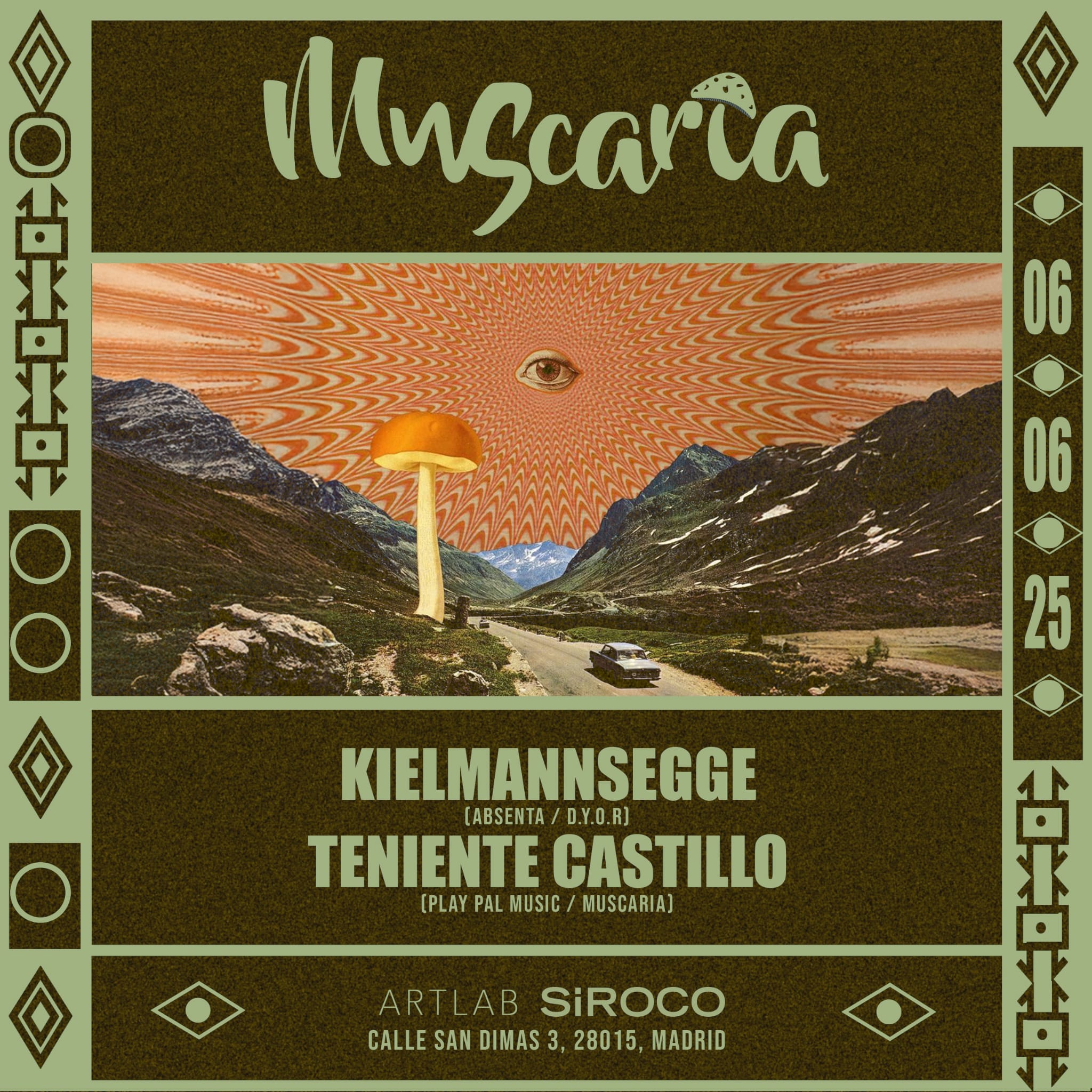 Muscaria: Kielmannsegge + Teniente Castillo