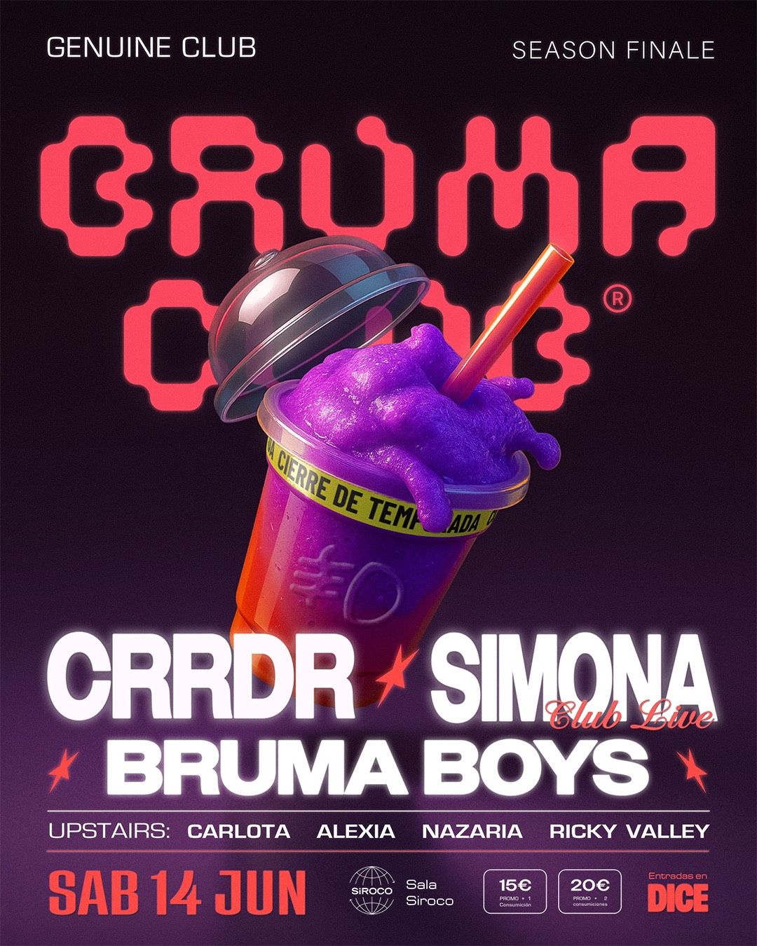 Bruma: Carlota + Alexia + Nazaria + Ricky Valley