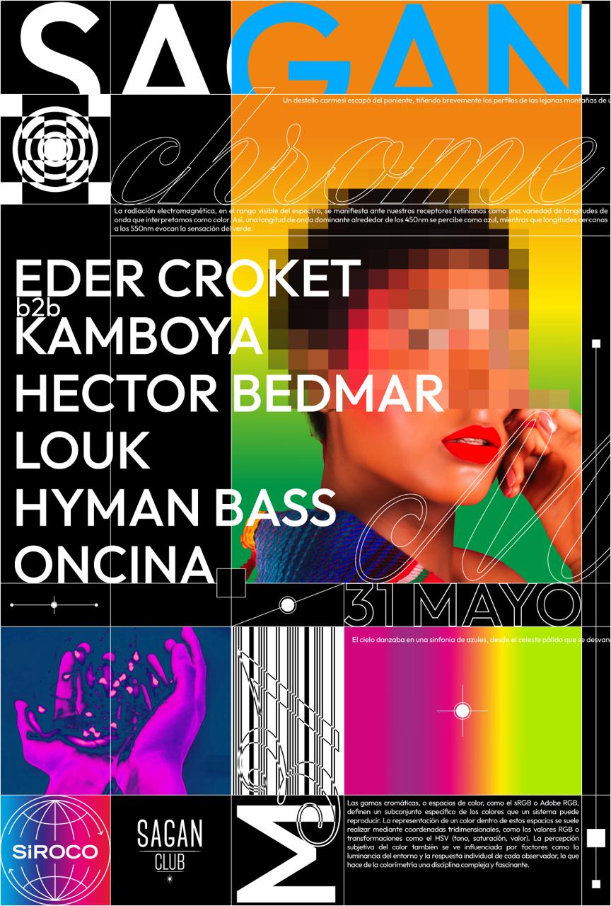 Sagan Club: Kamboya B2B Eder Croket - Oncina B2B Hyman Bass - Louk B2B Héctor Bedmar