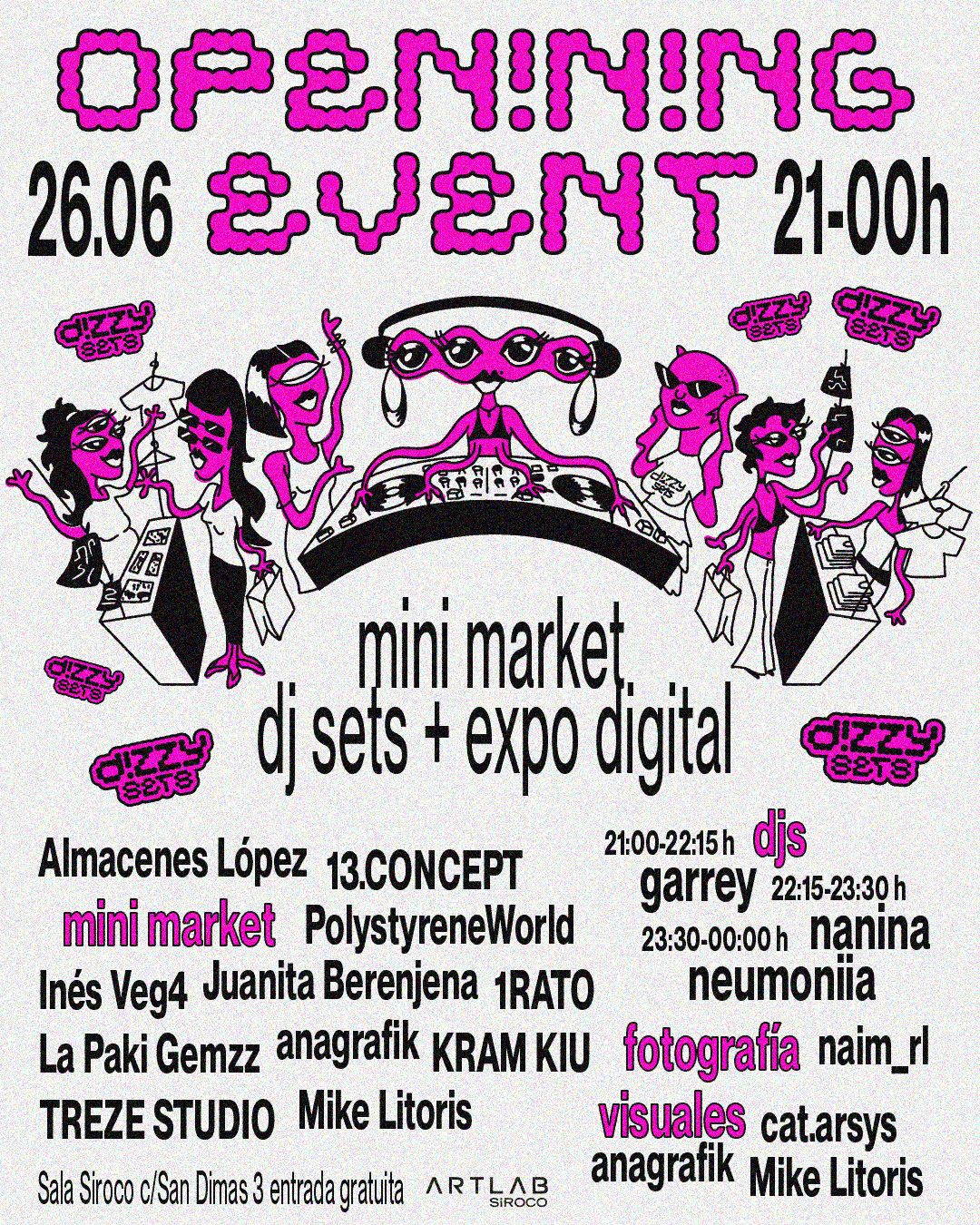 Fast Expo d!zzy sets – opening event.