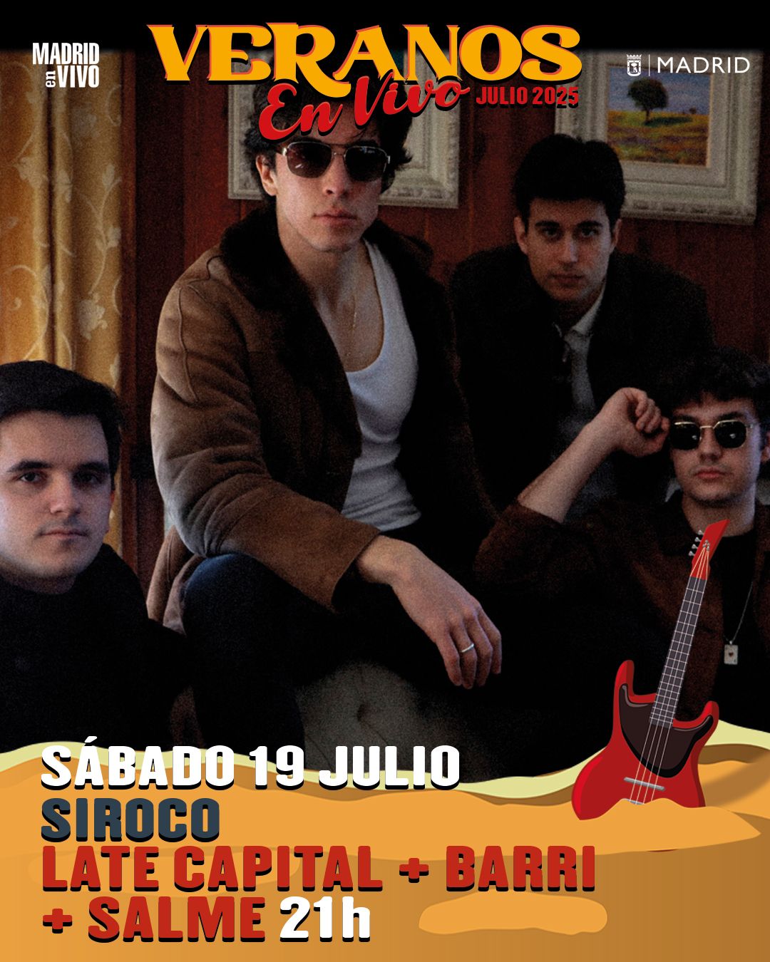 Veranos en vivo: Late Capital + Barri + Salme