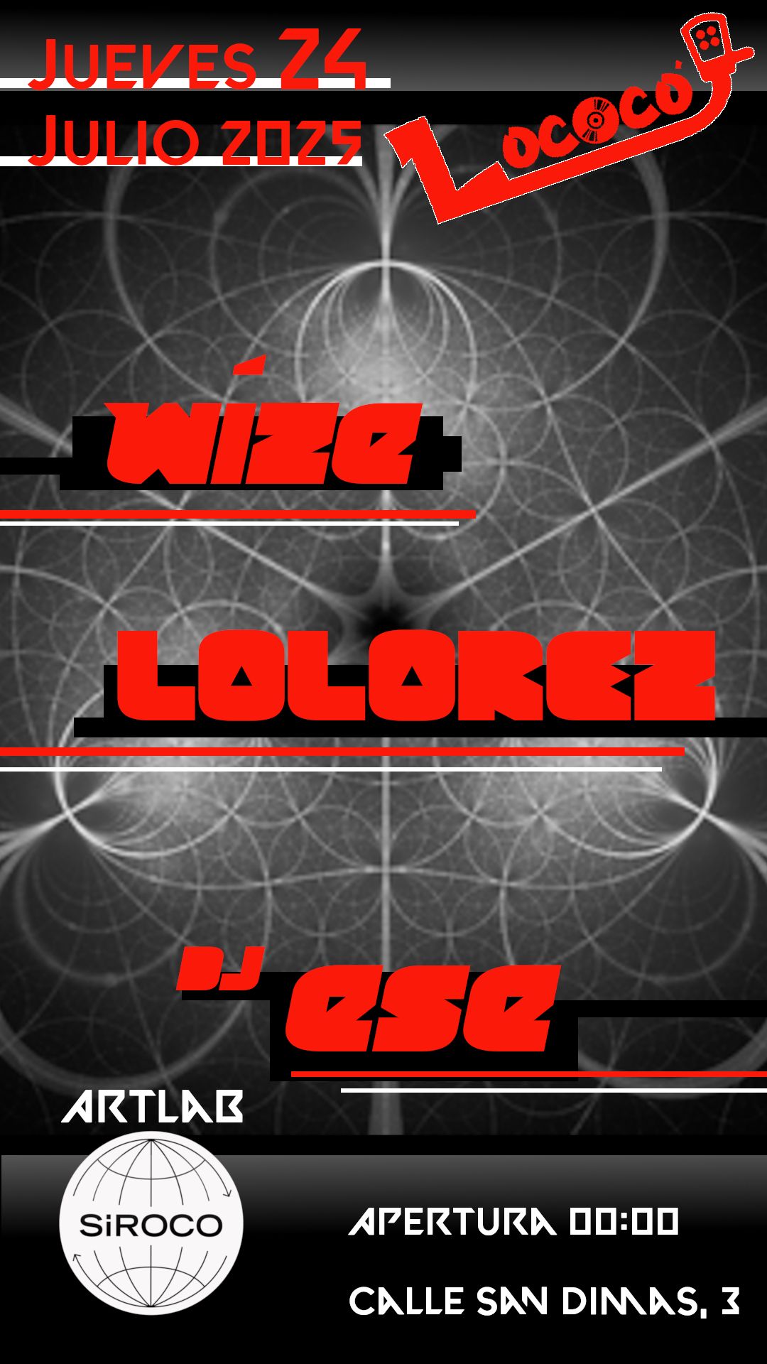 Lococó: Lolorez + Wize + Dj EsE