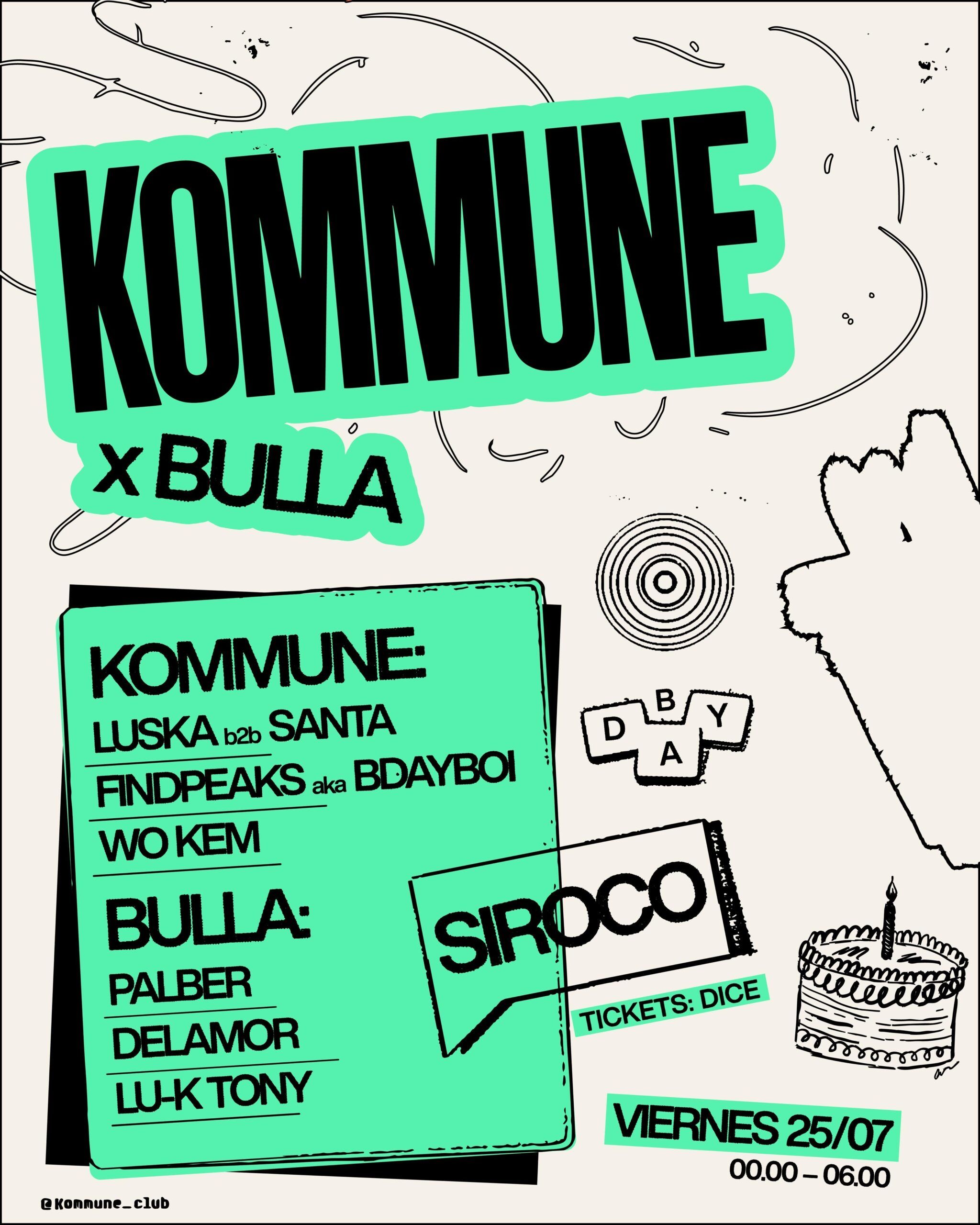 kommune by Bulla: Palber + Delamor + Lu-K Tony