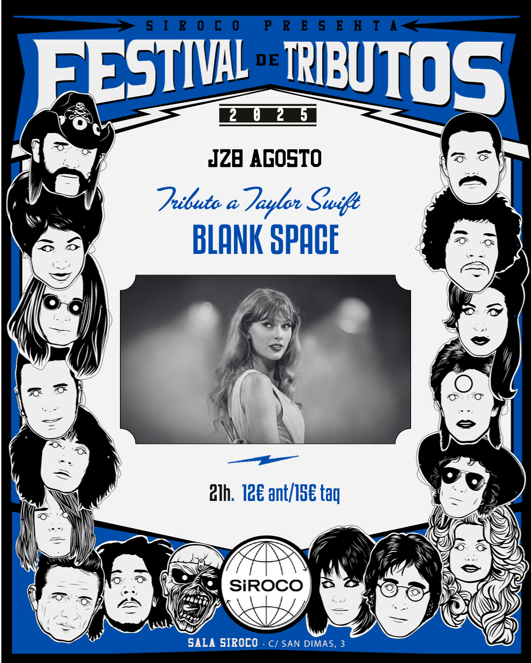 Blank Space. Tributo a Taylor Swift