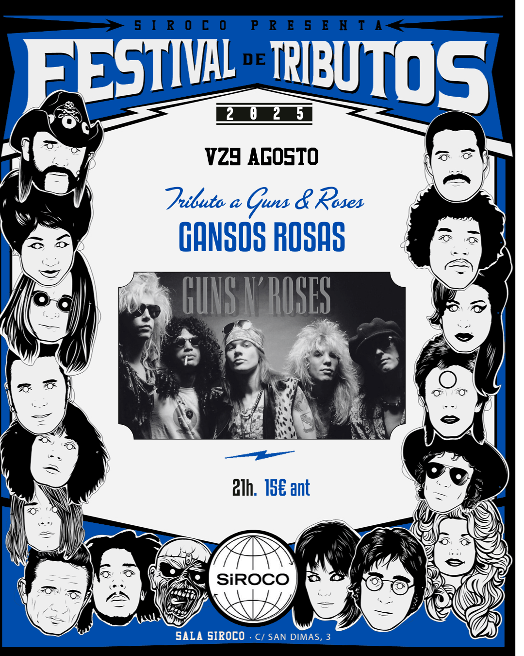 Gansos Rosas. Tributo a Guns & Roses