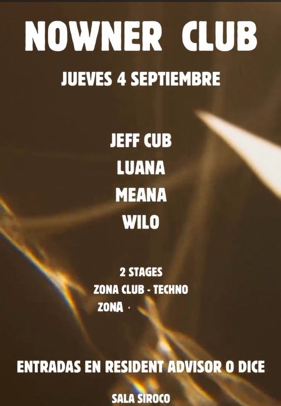 Nowner: Jeff Cub + Meana + Luana + Wilo