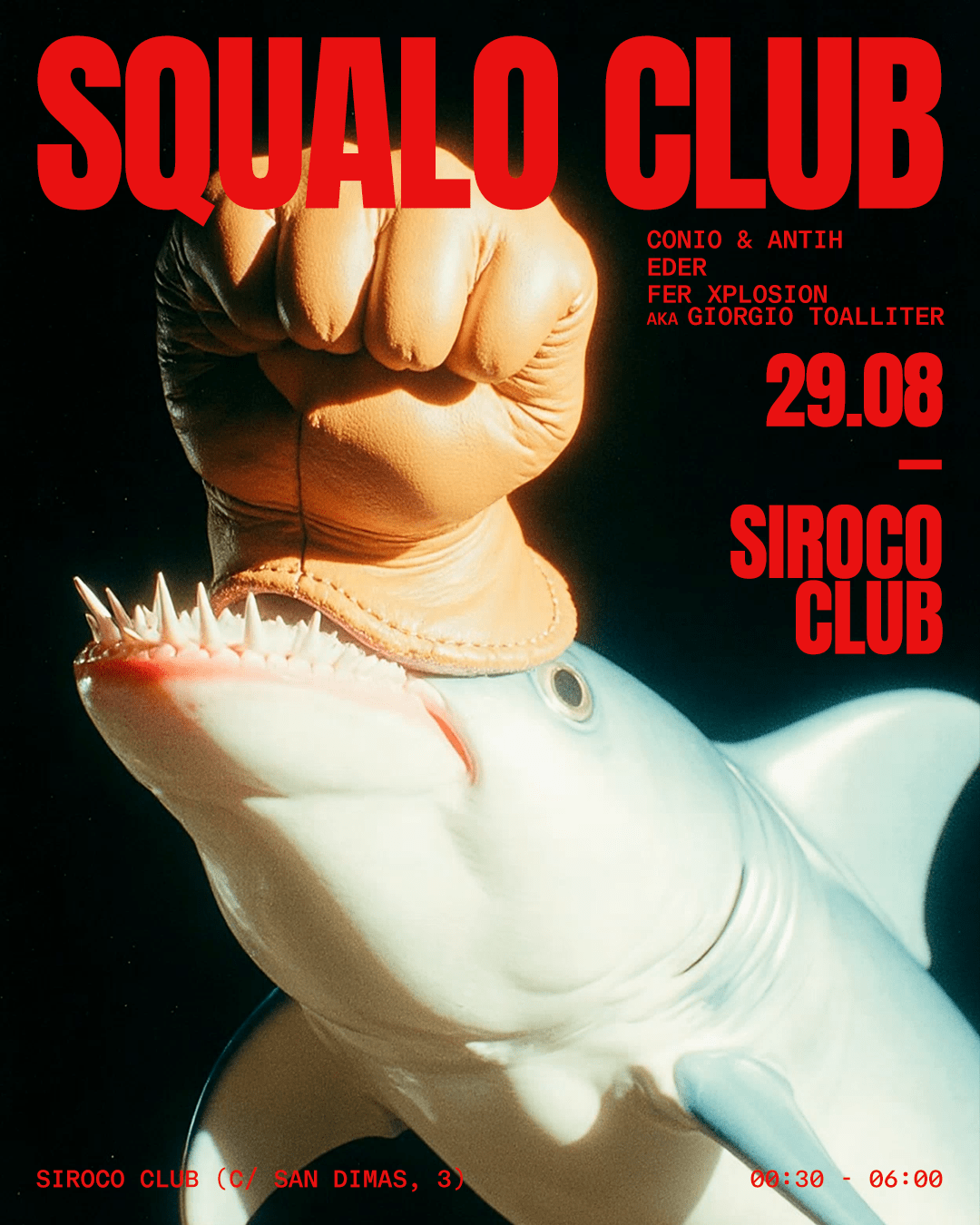 Squalo Club: Conio&antih + Eder + Fer Xplosion aka Giorgio Toalliter