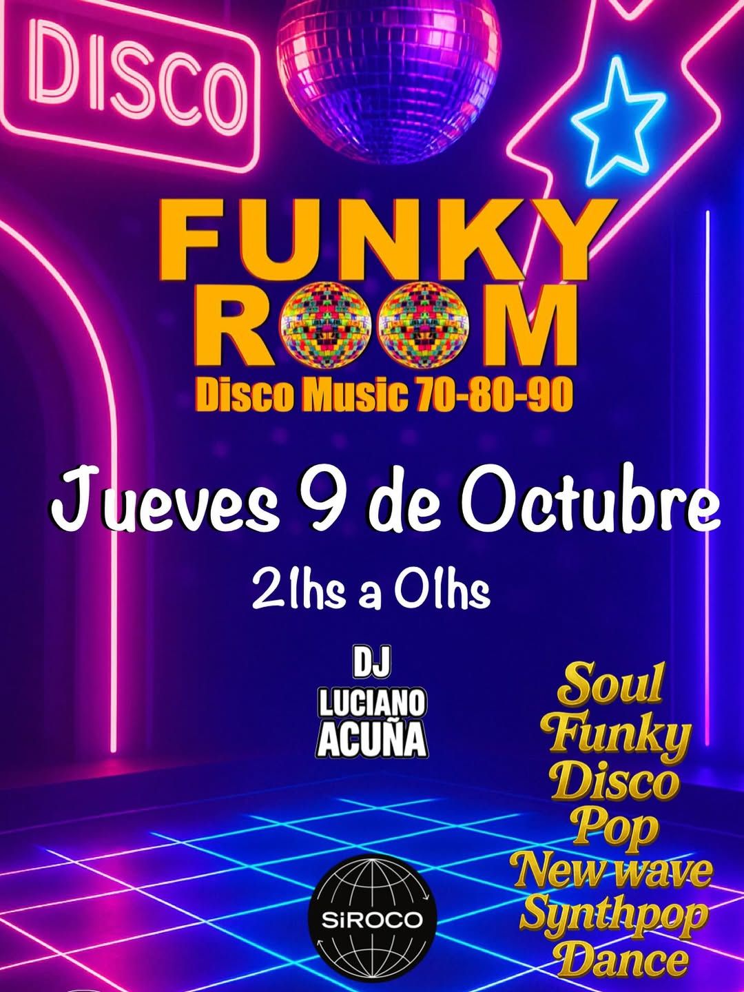 Funky Room 70 80 90