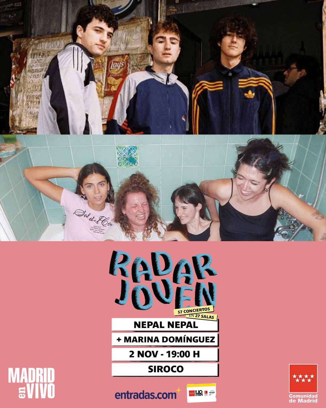 Radar Joven presenta: Nepal Nepal + Marina Domínguez