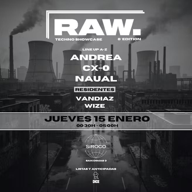 Raw #8: Vandiaz + Naual + CX-0 + Andrea + Wize