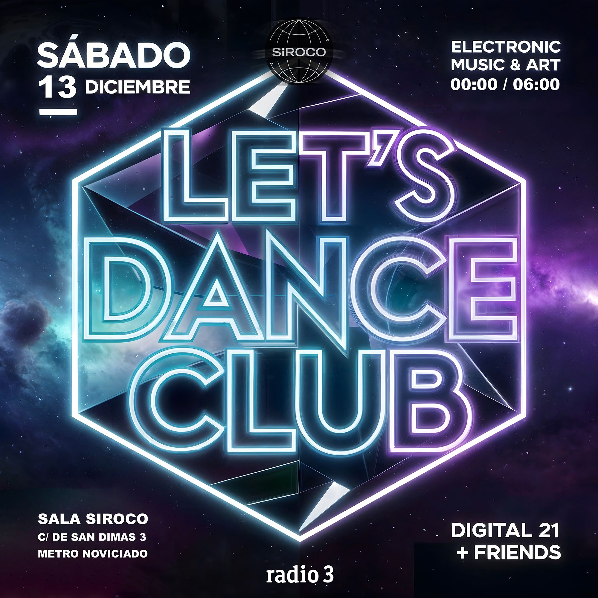 Let´s Dance: Digital 21 + Carlos Garvy + Perro Zombie