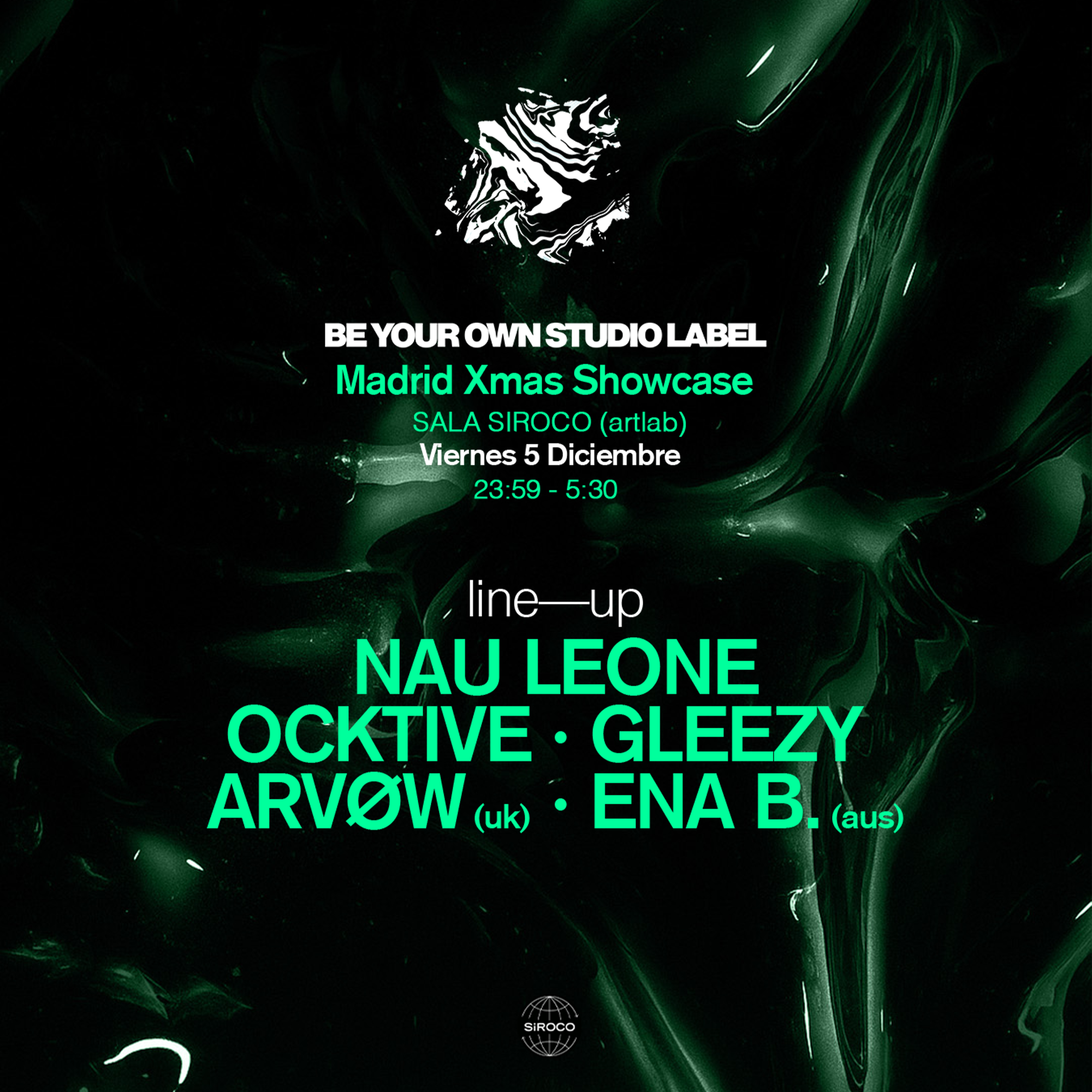 Be Your Own Studio Label: Nau Leone + Glezzy + Ocktive + Arvøw +  Ena B.