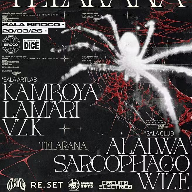 Telaraña. Broken Toys x Cloaca: Kamboya + Lamari + VZK