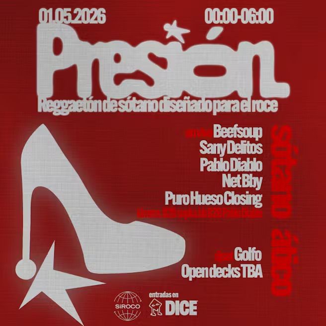 Presión: Beefsoup + Sany Delitos + Netbby + Pablo Diablo + kimera + sopka.bb