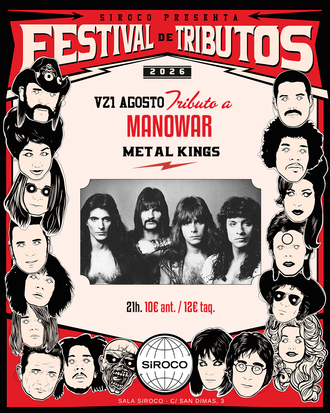 Festival de Tributos: Metal Kings. Tributo a Manowar.