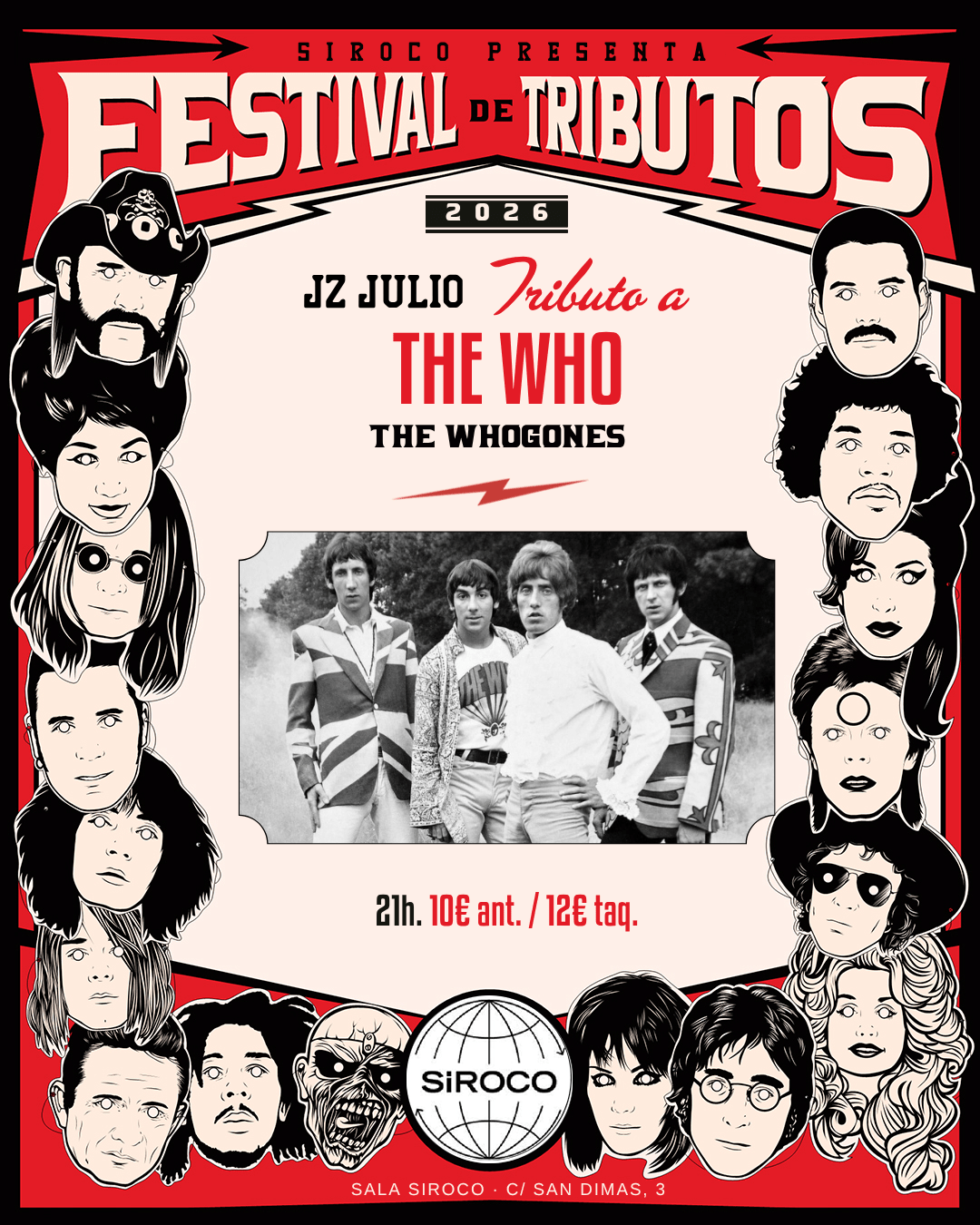 Festival de Tributos: THE WHOGONES. Tributo a THE WHO.