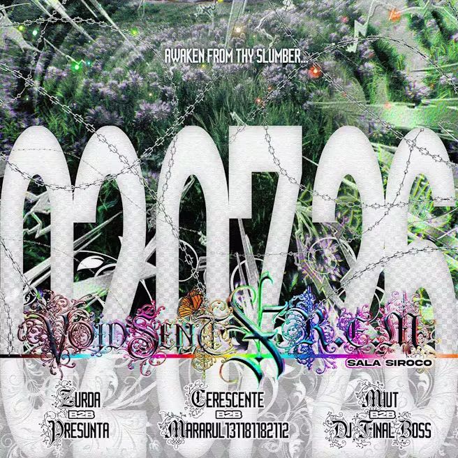 Voidsent x REM: Zurda b2b Presunta + Mararul131181182112 b2b Cerescente + Miut b2b Final Boss
