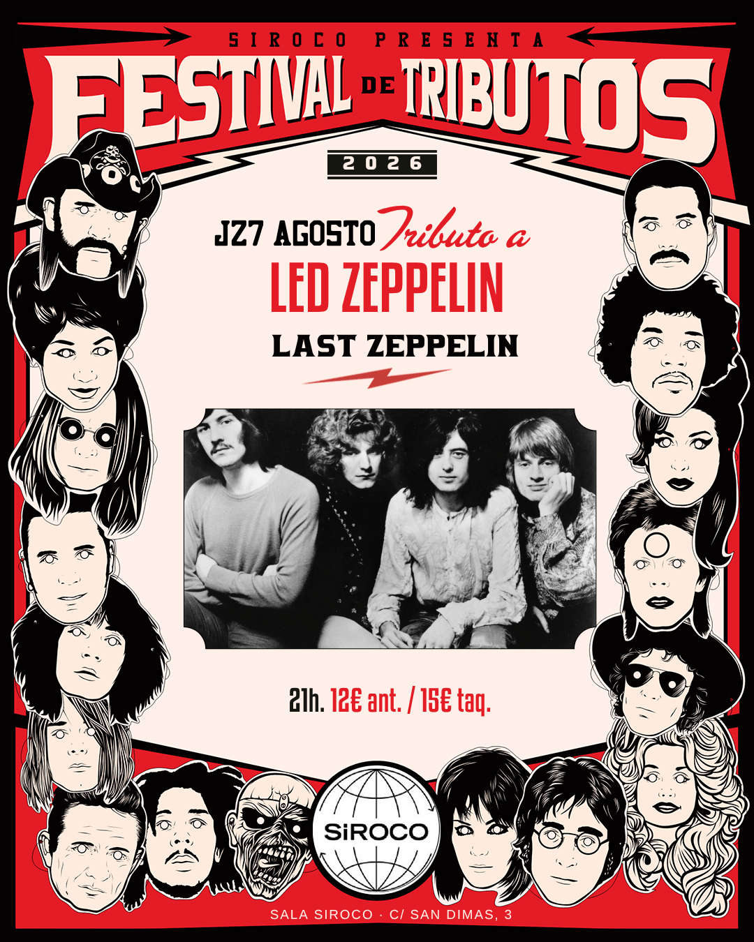 Festival de Tributos:  Last Zeppelin. Tributo a Led Zeppelin.