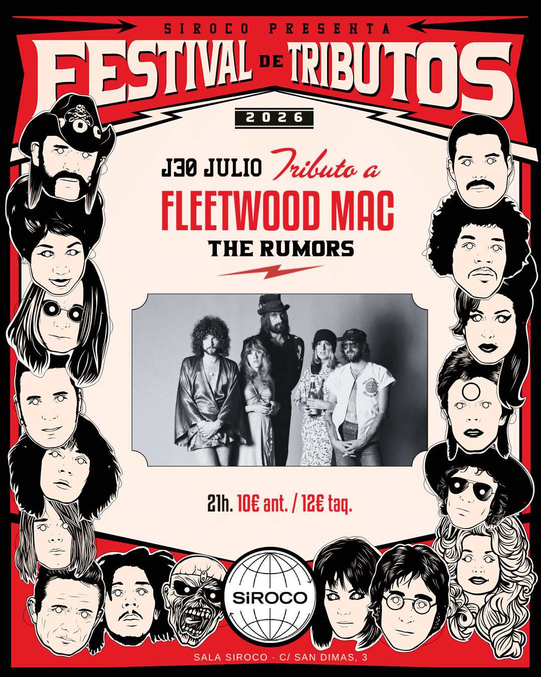Festival de Tributos: The Rumors. Tributo a Fleetwood Mac