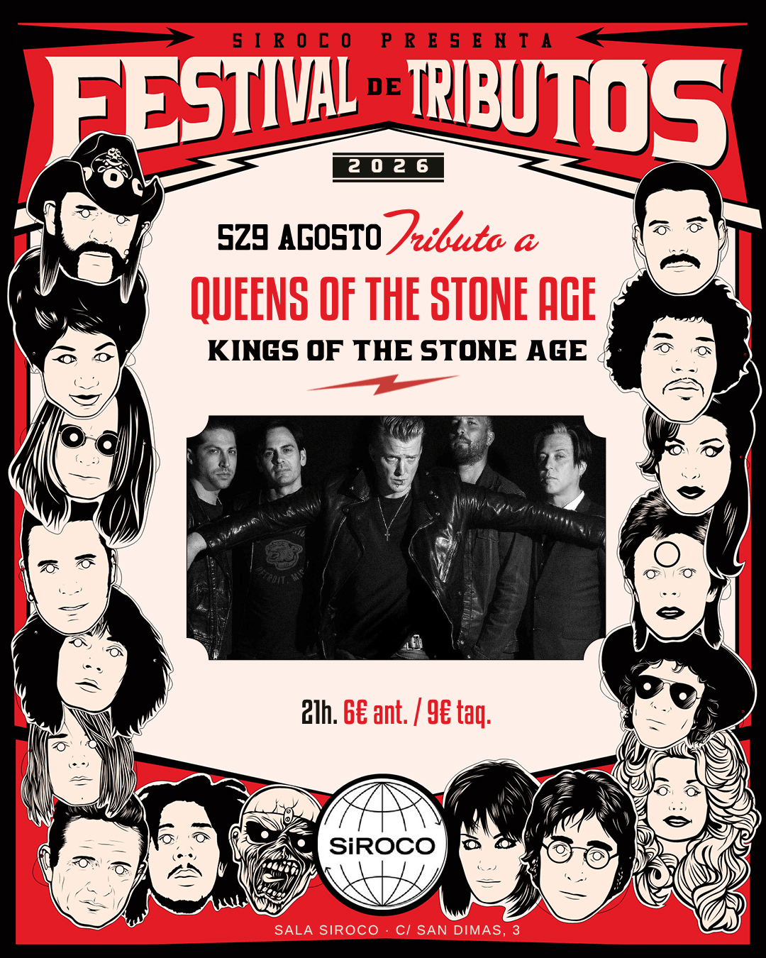 Festival de Tributos: Kings of the Stone Age. Tributo a Queens of the Stone Age.