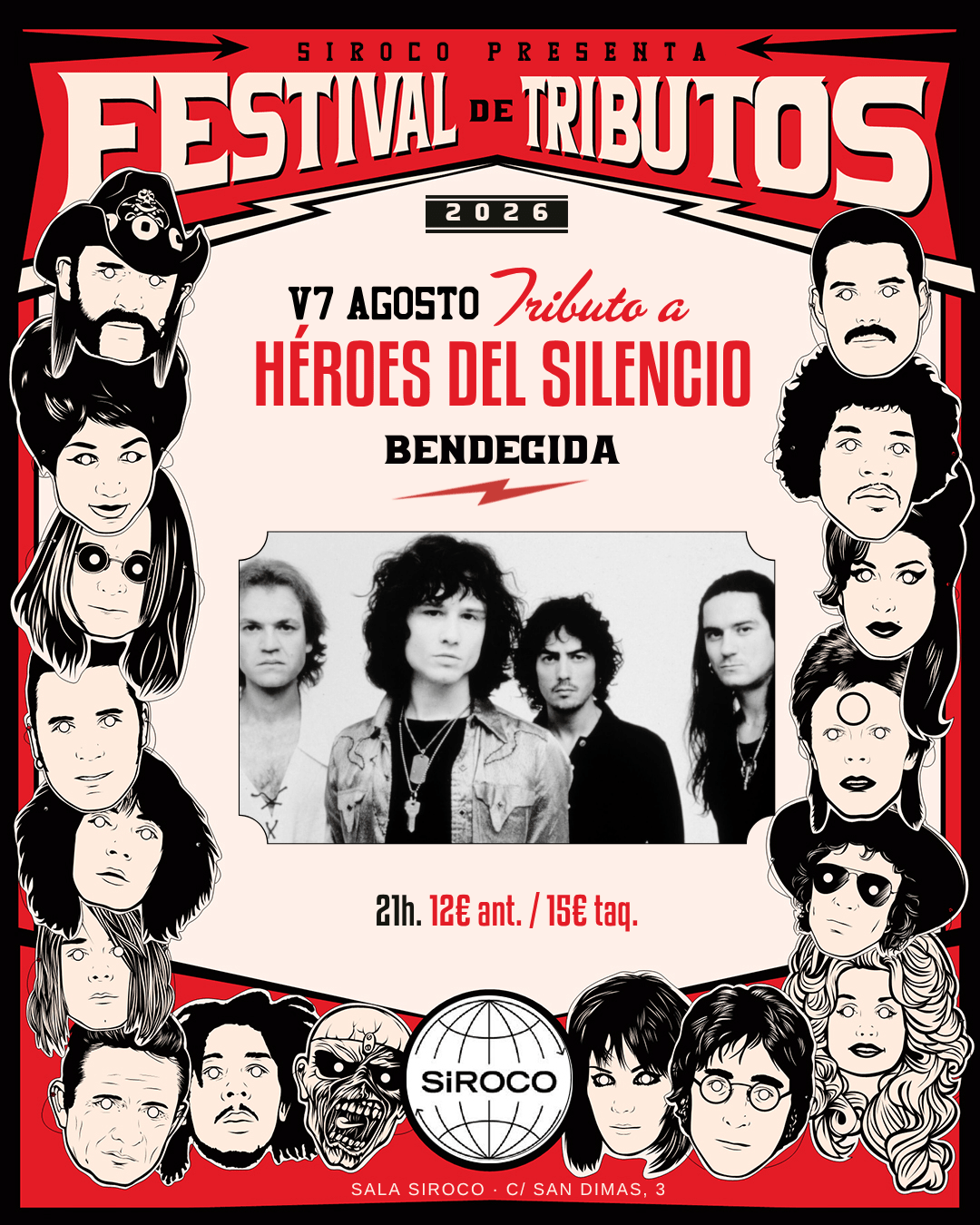 Festival de Tributos: Bendecida. Tributo a Héroes del Silencio