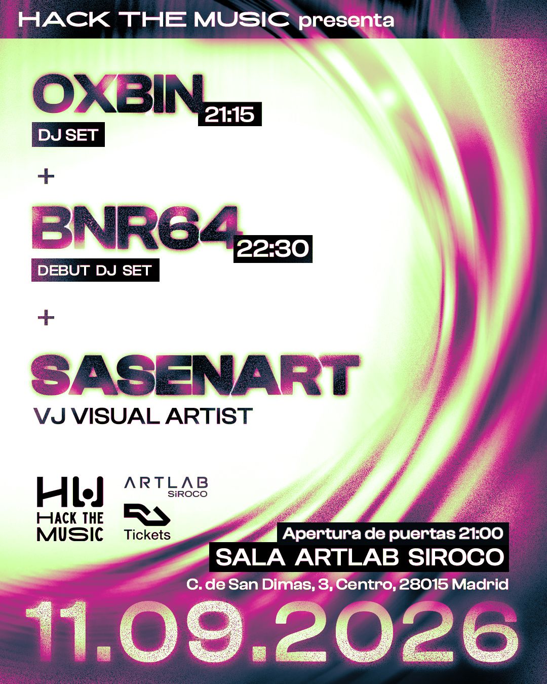 Hack the Music presenta:  Oxbin + BNR64