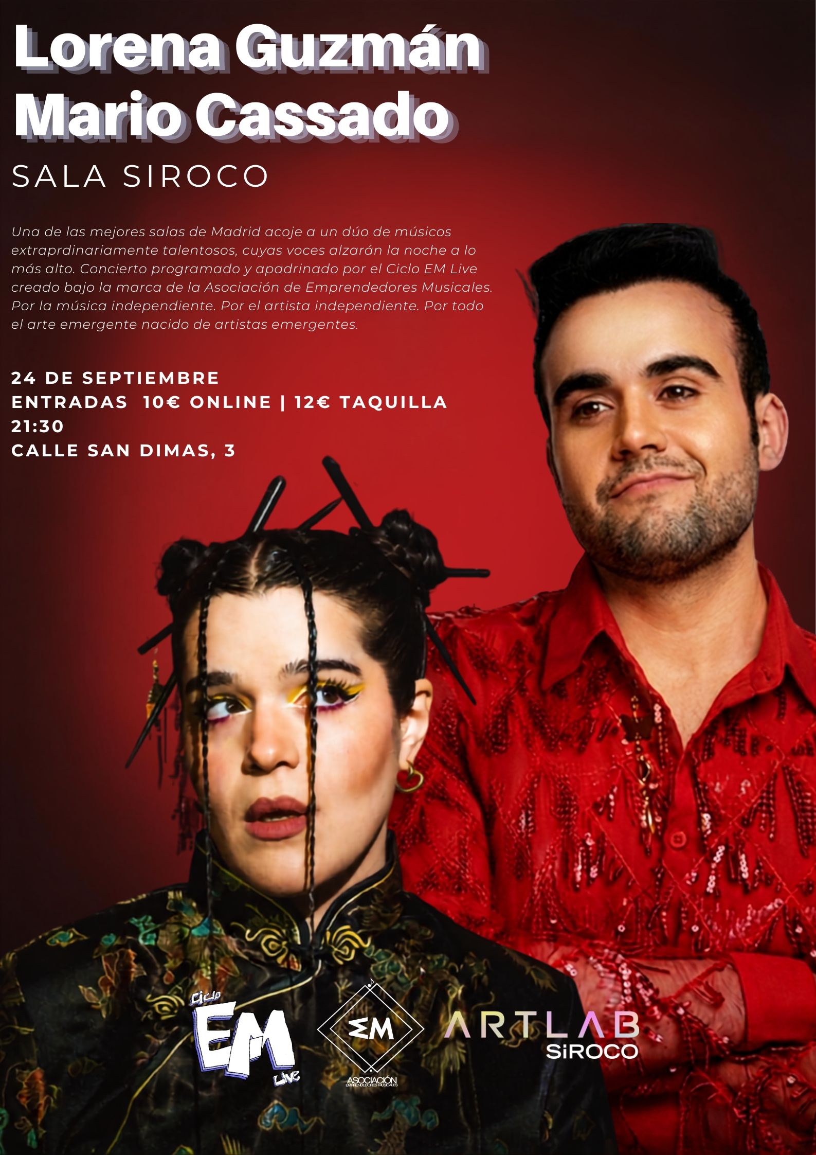 Lorena Guzmán + Mario Cassado x Ciclo EM Live
