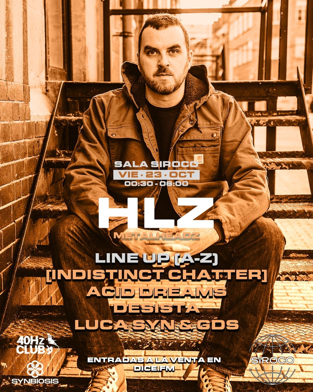 40Hz invites Synbiosis: HLZ + Acid Dreams + Desista + Luca Syn & GDS